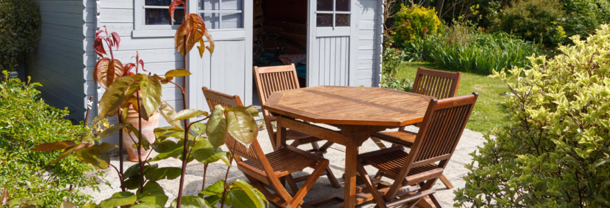 Salon de jardin en teck