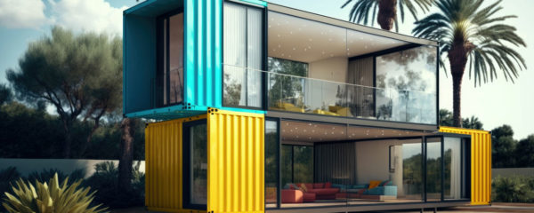 Les containers et bungalows